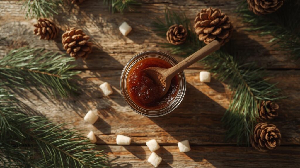 Kozalak macunu faydaları, çam kozalağı şurubu ve akciğer detoksu için doğal tedavi